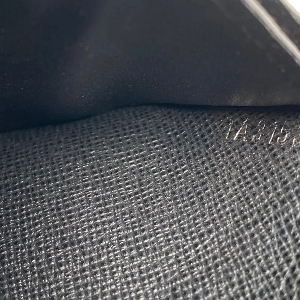 Louis Vuitton Charcoal Black Glacier Taiga Leather